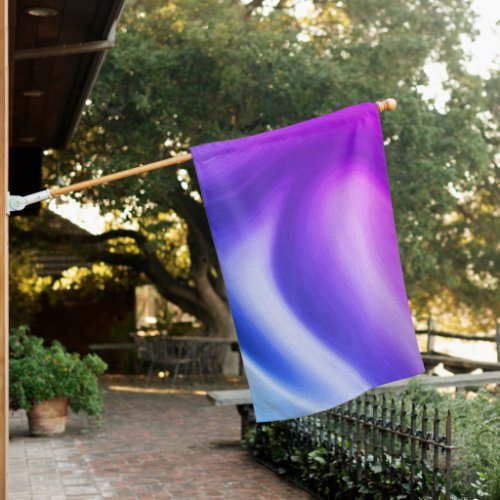 Swirling Purples House Flag