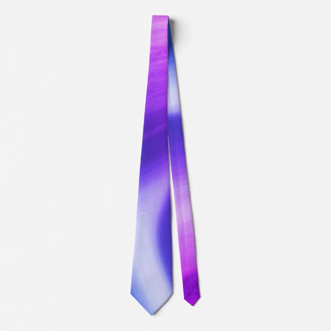Swirling Purples Neck Tie (Front)