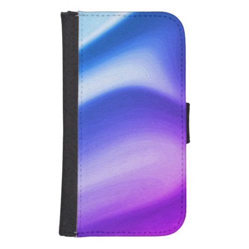 Swirling Purples Galaxy S4 Wallet Case