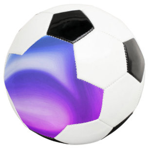 Swirling Purples Soccer Ball