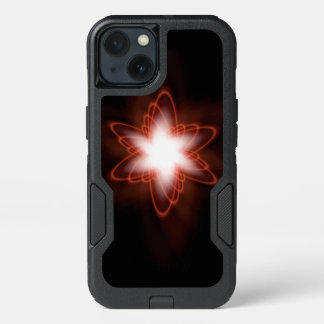 Swirling Red Atomic OtterBox iPhone 13 Case