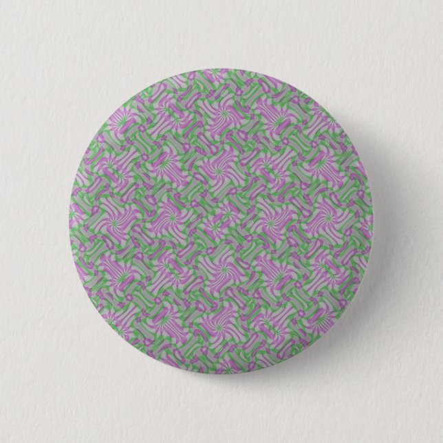 Swirling Rosettes Button (Front)