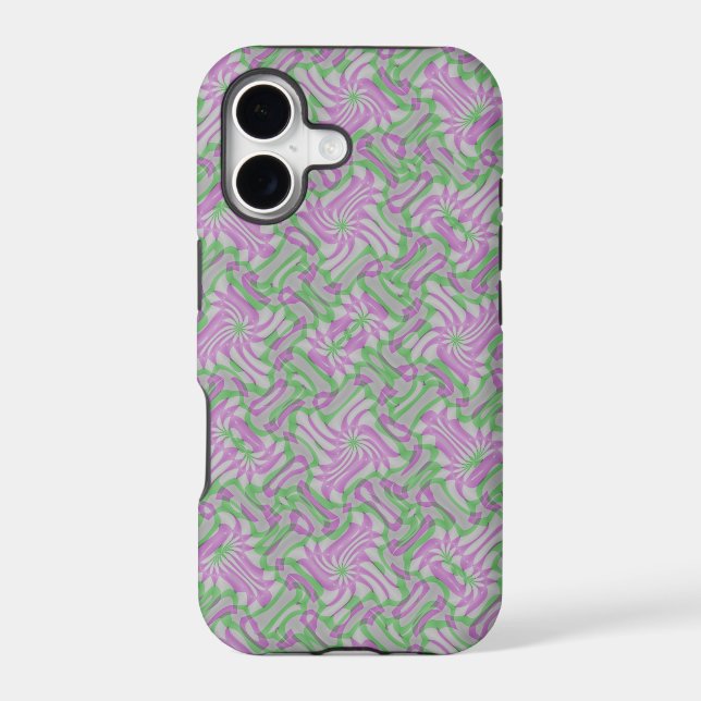 Swirling Rosettes Iphone Case (Back)