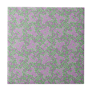 Swirling Rosettes Tile