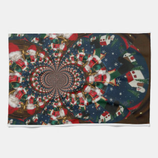 Swirling Santa Magic: Holiday Mugs & Kitchen Ideas Towel