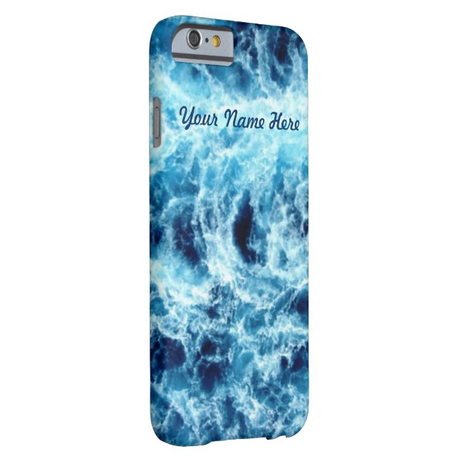 Swirling Sea Personalized Case-Mate iPhone Case (Back/Right)