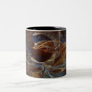 Swirling seconds Two-Tone coffee mug