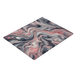 Swirling Shades of Pink, Grey, and White Jigsaw Puzzle