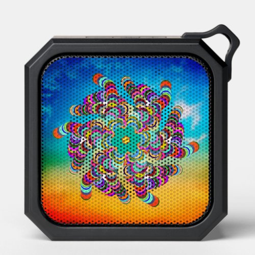 Swirling Sky Mandala Boho Bluetooth Speaker