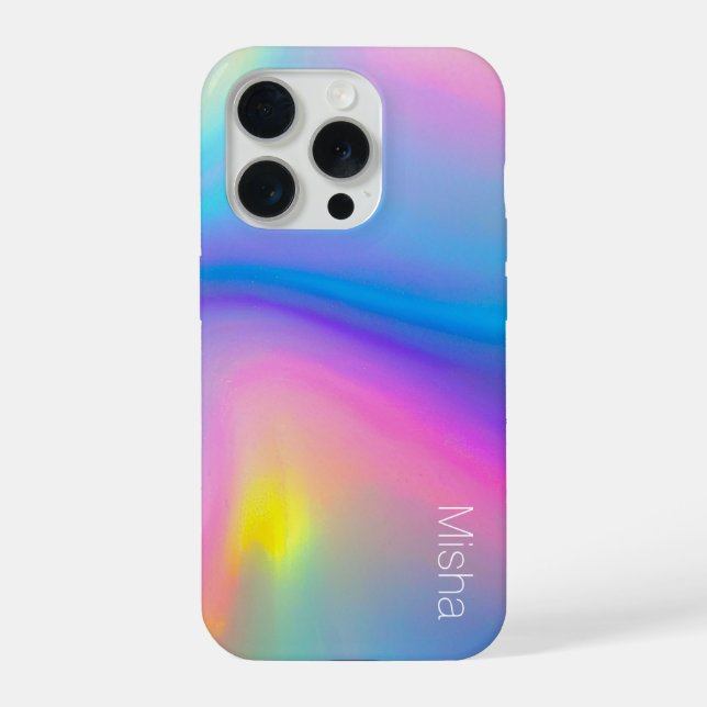 Swirling Spectrum Iphone Case (Back)