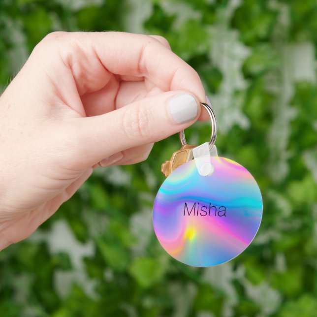 Swirling Spectrum Keychain (Hand)