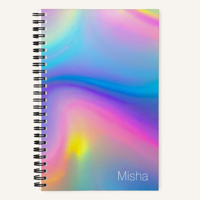 Swirling Spectrum Notebook (Front)
