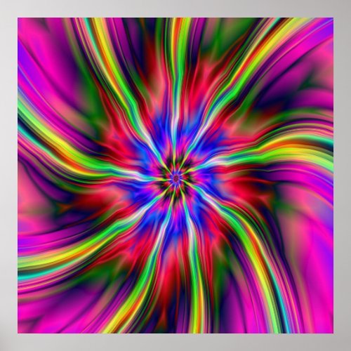 Swirling Star Poster