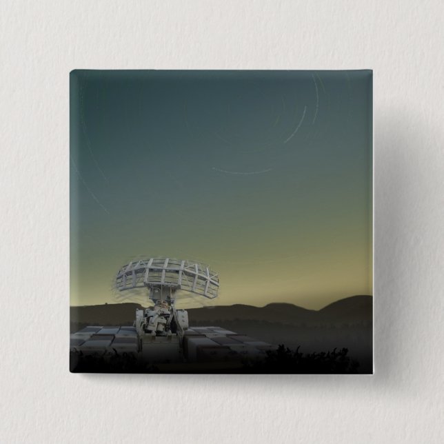 Swirling Stars Button (Front)