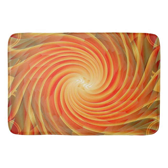 Swirling Sun....... Bath Mat (Front)