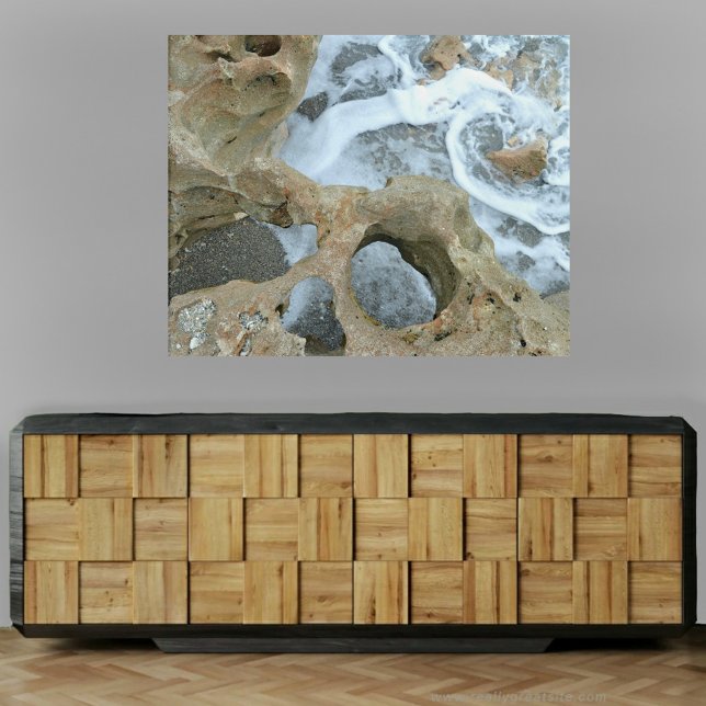 Swirling Surf and Rocks Fine Art Acrylic Print (Creator Uploaded)