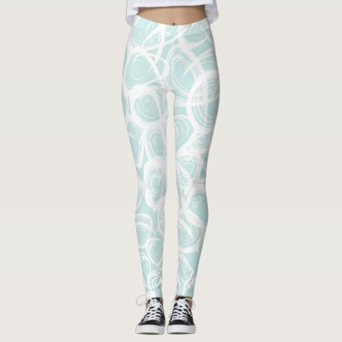 Swirling Surf Leggings