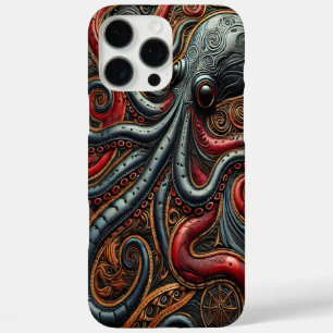 Swirling Tentacles: Octopus in Focus iPhone 16 Pro Max Case