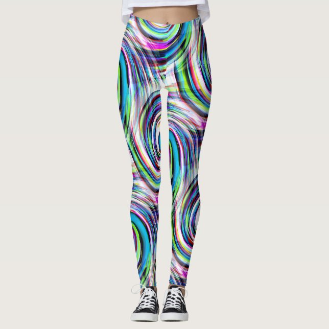 Swirling thru... leggings (Front)