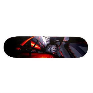 Swirling Venom Abstract Skateboard