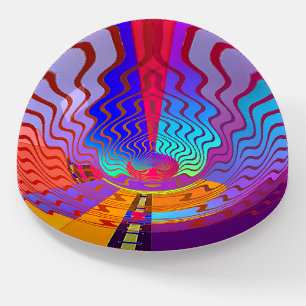 SWIRLING VORTEX OFFICE PAPERWEIGHT