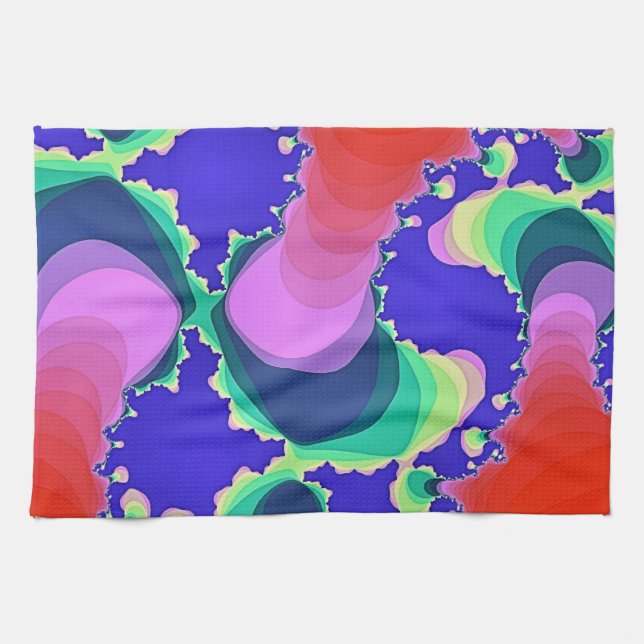 SWIRLING WATER   KITCHEN TOWEL (Horizontal)