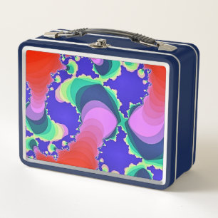 SWIRLING WATER METAL LUNCH BOX