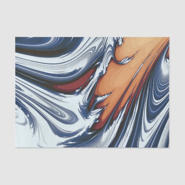 SWIRLING WATER TISSUE PAPER (Front)