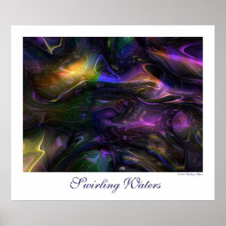 Swirling Waters Poster