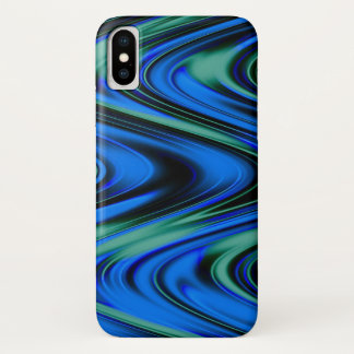 Swirling waves.... iPhone x case