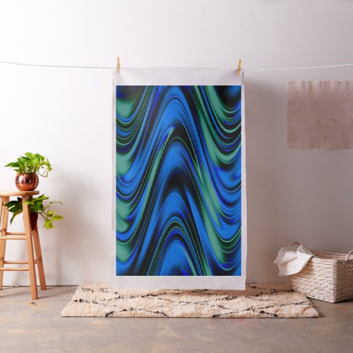 Swirling waves..... fabric