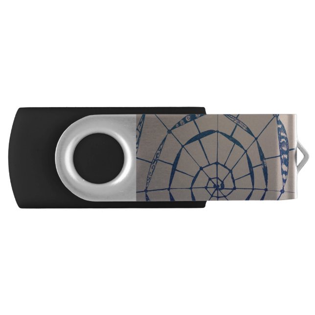 swirling yaei webs  flash drive (Front)