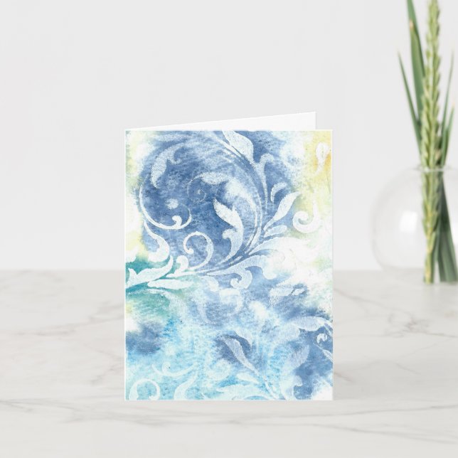 'Swirls' All Occasion Card (Front)