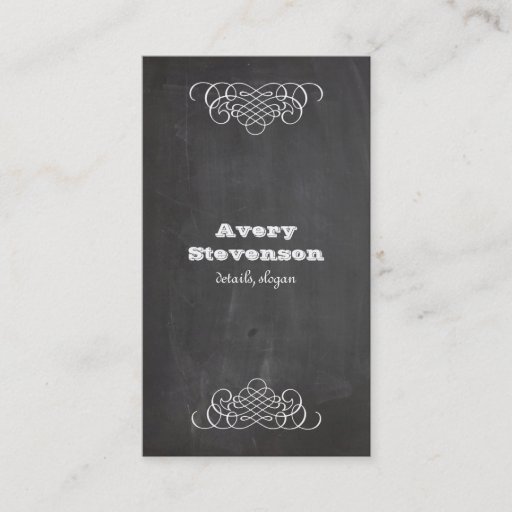 Customizable Grunge Style Background Cool Black Business Card