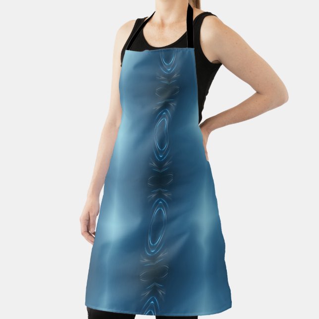 Swirls Blue Apron (Insitu)