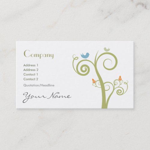 Swirls Business Card