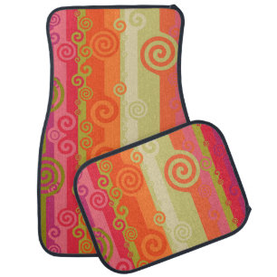 Swirls Car Floor Mat