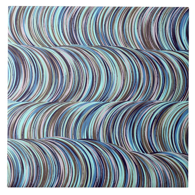 Swirls Ceramic Tile (Front)