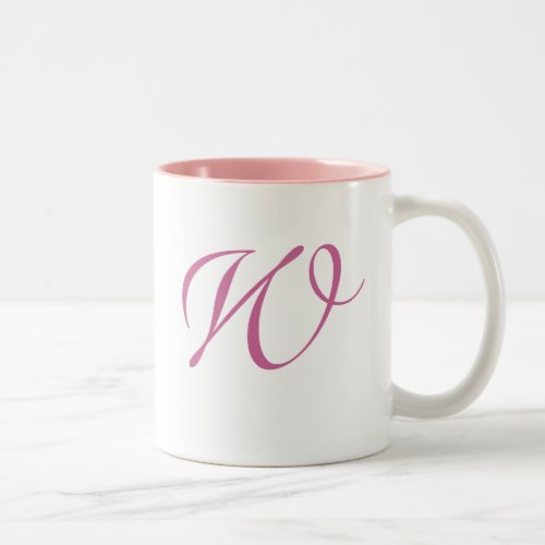 Swirls Collection Monogrammed Mug