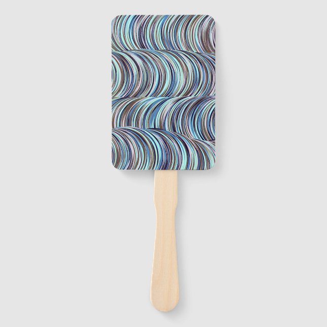 Swirls Hand Fan (Front)