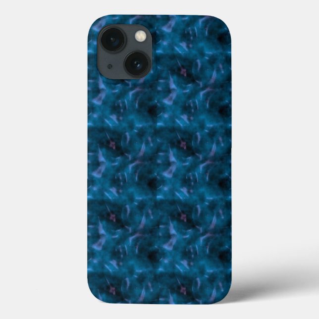 Swirls in shades of Blue Case-Mate iPhone Case (Back)
