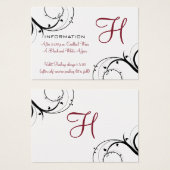 Swirls Information Card (Front & Back)