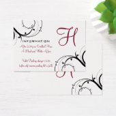 Swirls Information Card (Desk)