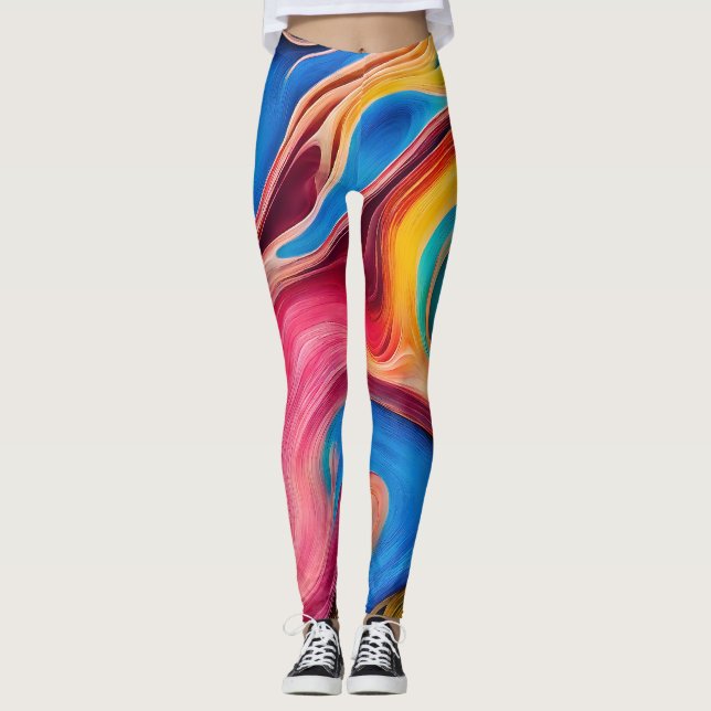 Swirls Leggings (Front)