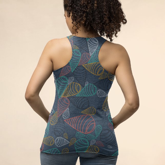 swirls lines tank top (Creator Uploaded)