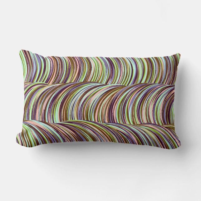 Swirls Lumbar Pillow (Front)