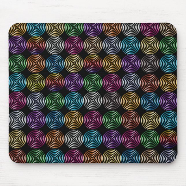Swirls Mousepad (Front)
