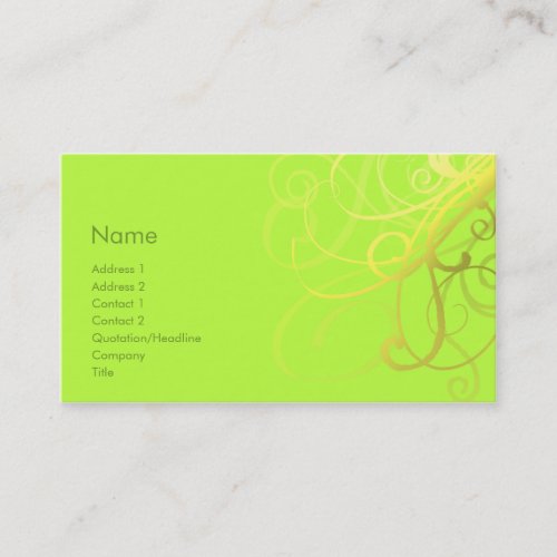 Swirls No. 0006 Business Card Templates