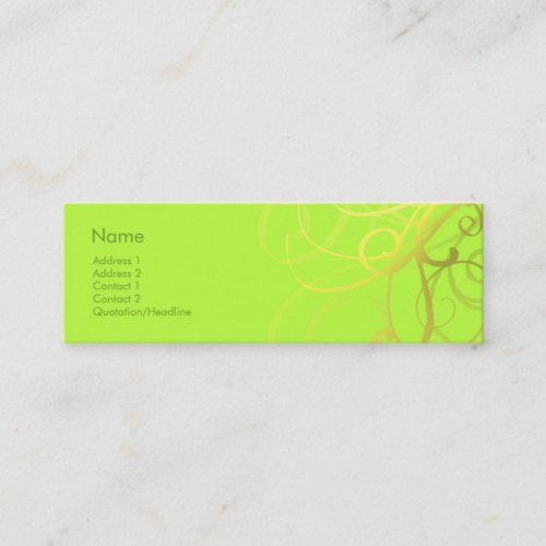 Swirls No. 0006 Business Card Template