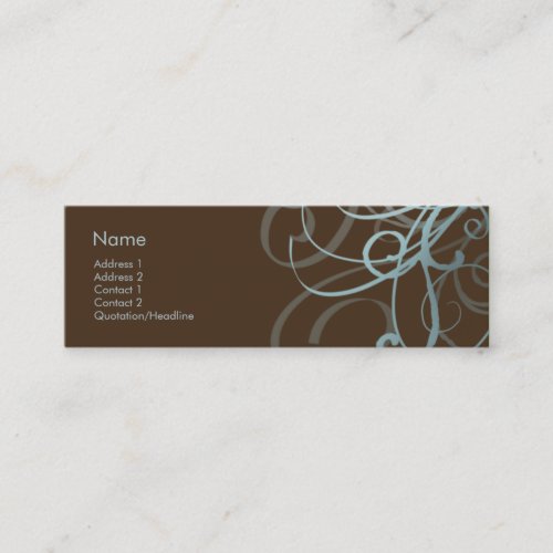 Swirls No. 0009 Business Card